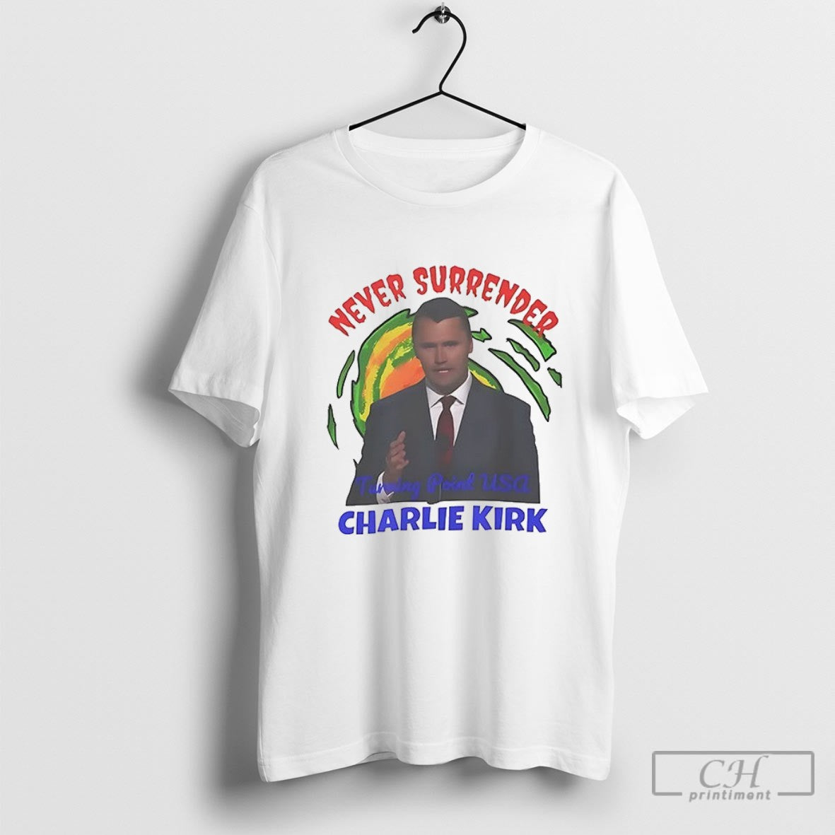Charlie Kirk Never Surrender Shirt Sweater