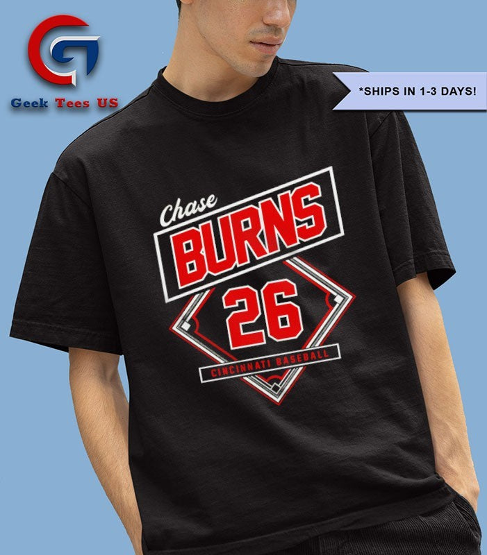 Chase Burns 26 player Cincinnati Reds baseball Classic Diamond shirt