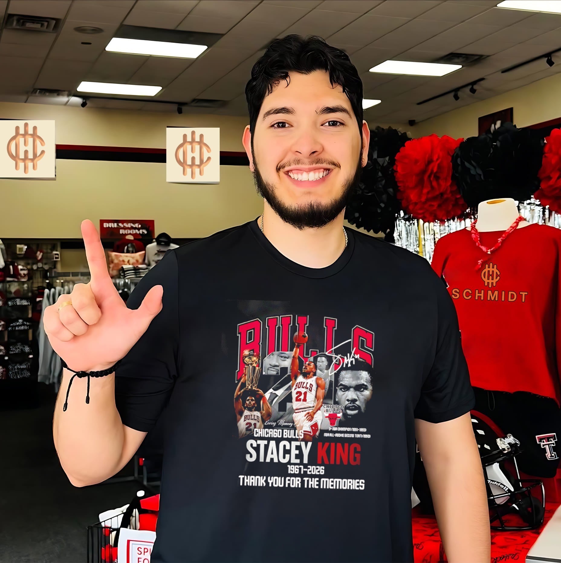 Chicago Bulls Stacey King 1967-2026 thank you for memories shirt