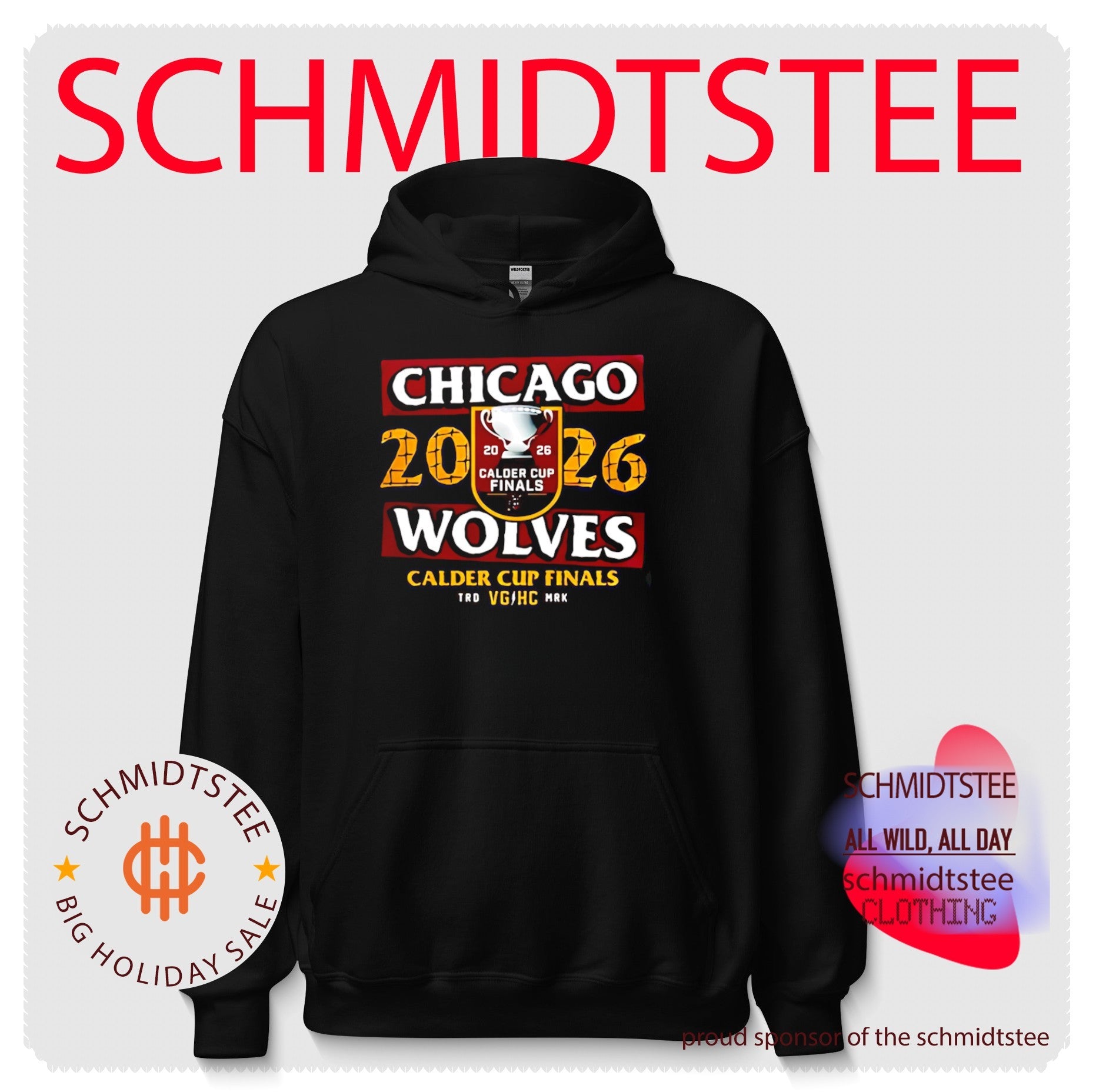 Chicago Wolves 2026 Calder Cup Finals logo shirt