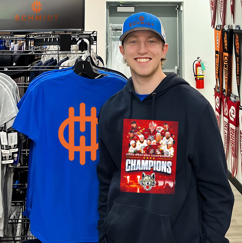 Chicago Wolves 2026 Western Conference Champions Finals poster shirt