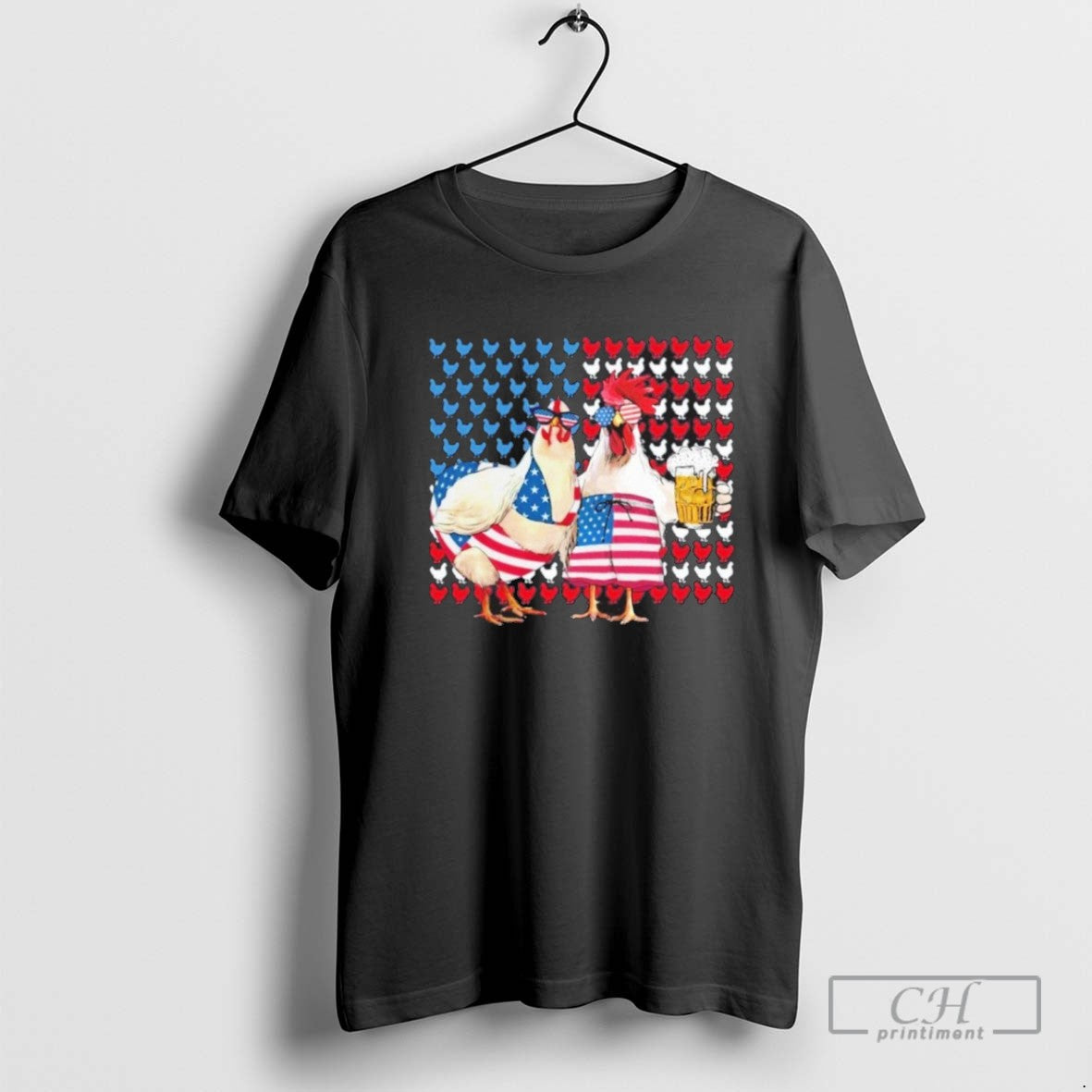Chicken Beer Lover Cool American Drinking