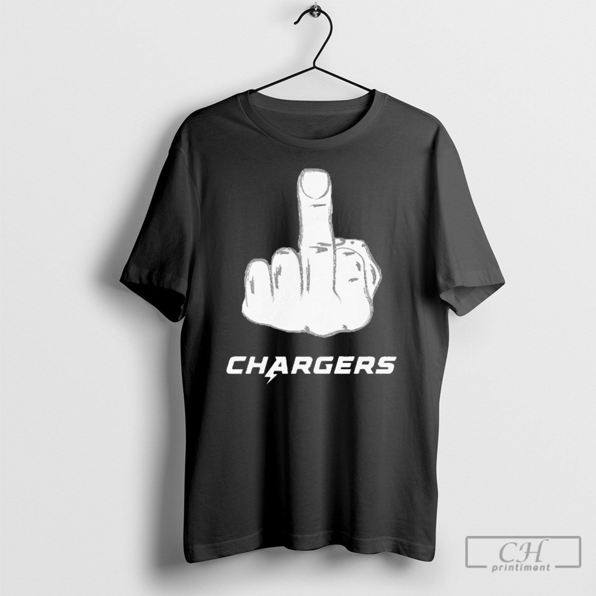 Chief Middle Finger Chargers 2025 T Shirt
