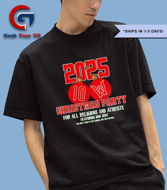 Christmas party for all religions and atheists 2025 shirt