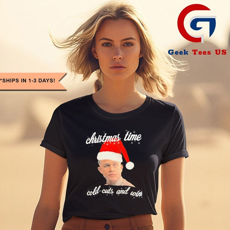 Christmas time cold cuts and wins shirt
