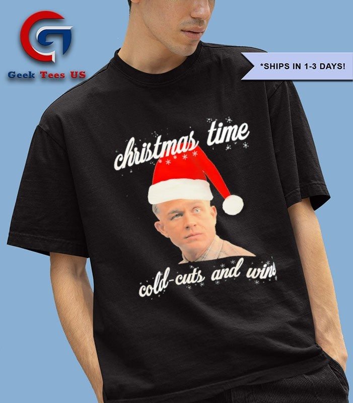 Christmas time cold cuts and wins shirt