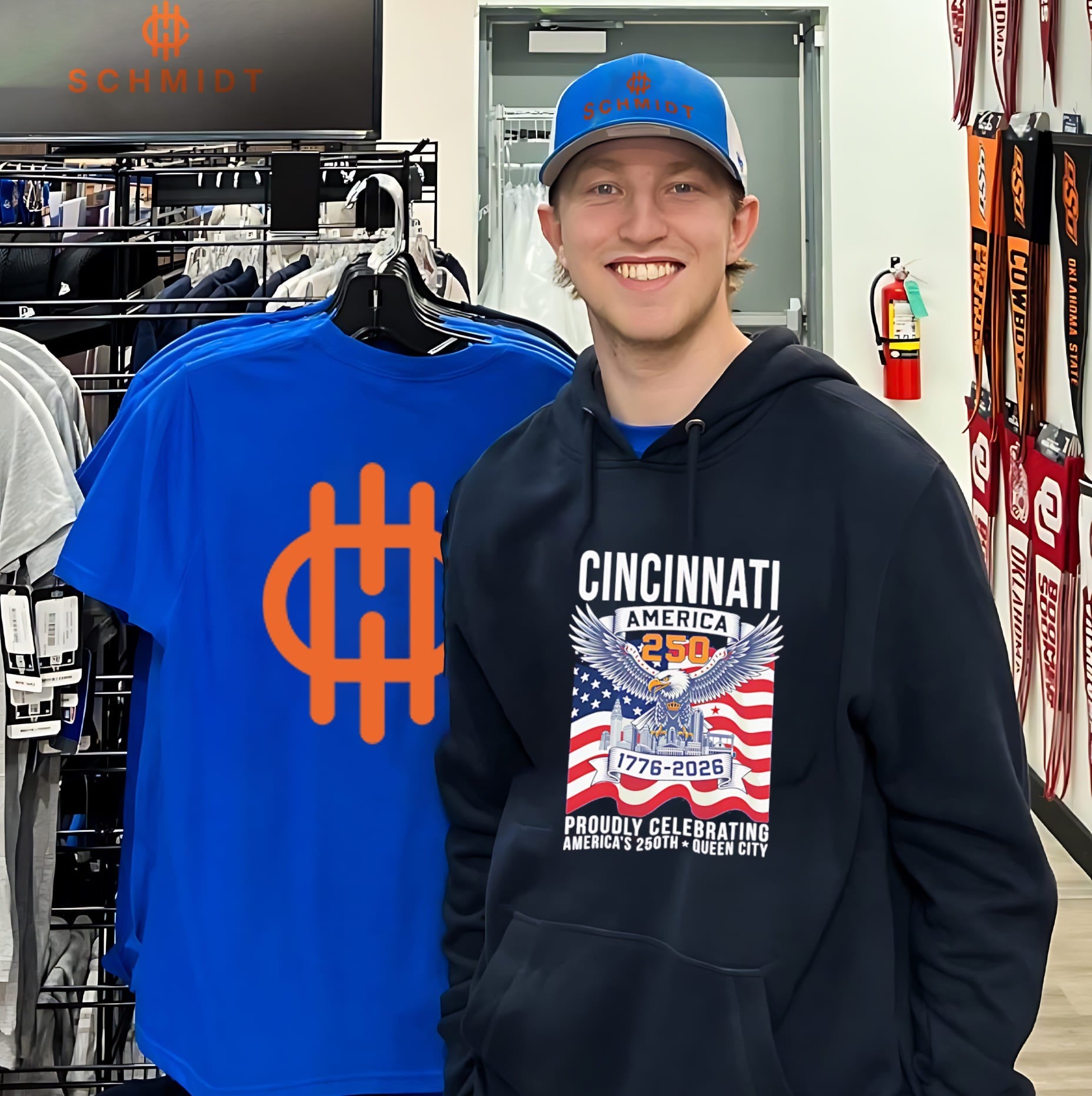 Cincinnati America 250th Anniversary 1776-2026 Proudly Celebrating shirt