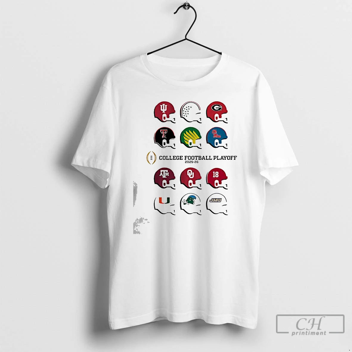 Classic 2025 Cfp Field Toy Team Helmets T-Shirts, Hoodie, Sweatshirt | AU01DripNestTees.com
