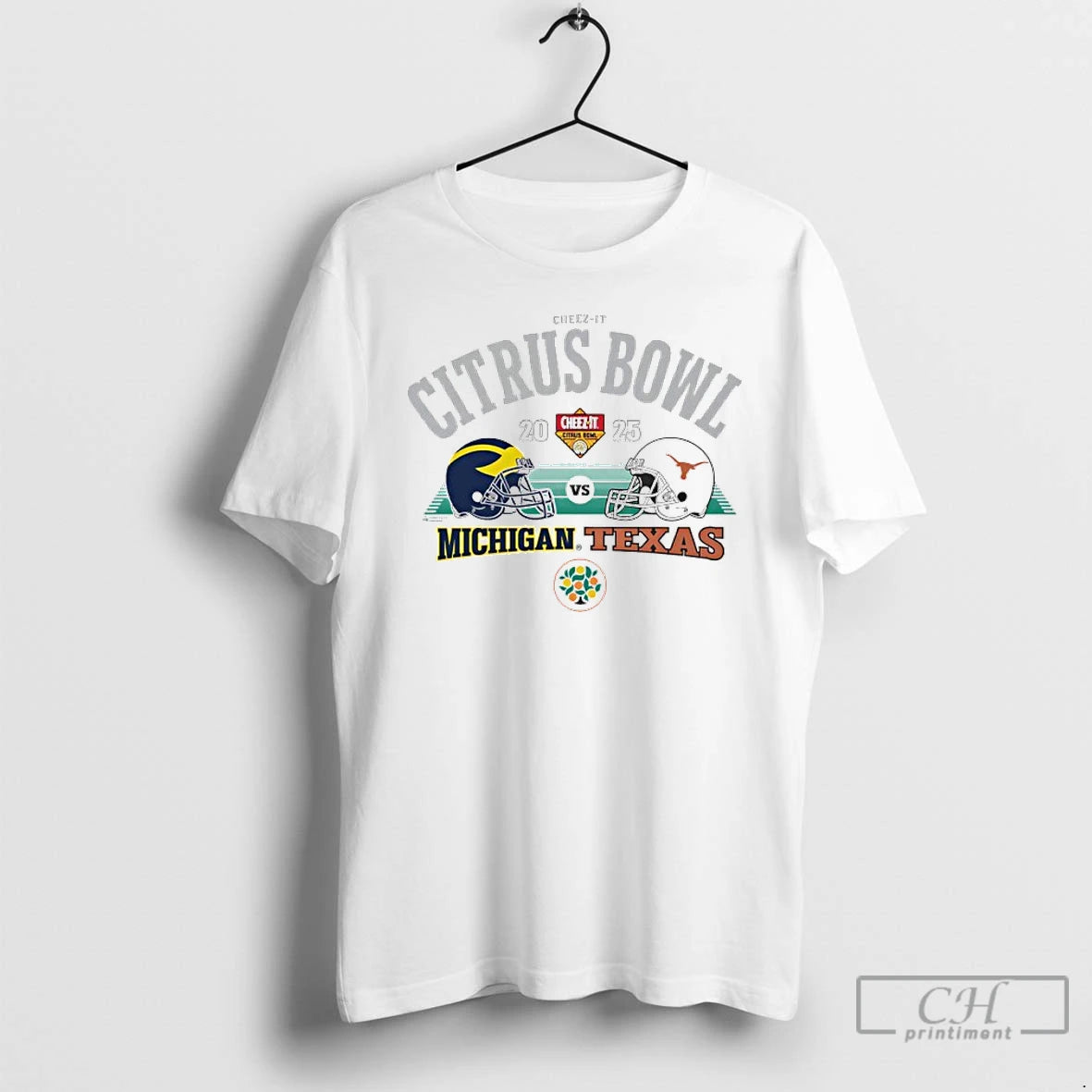 Classic 2025 Cheez It Citrus Bowl 2 Team Michigan Vs Texas Helmets T Shirts Sweater Hoodie, Sweatshirt | AU01DripNestTees.com