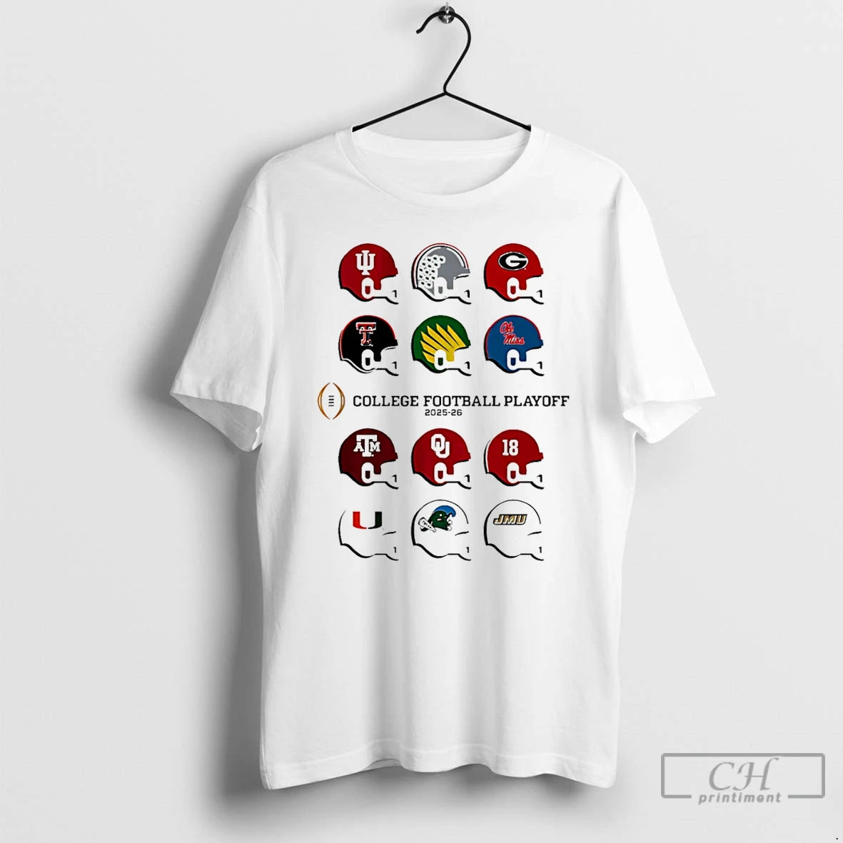 Classic 2025 College Football Playoff Field Toy Team Helmets T-Shirts, Hoodie, Sweatshirt | AU01DripNestTees.com