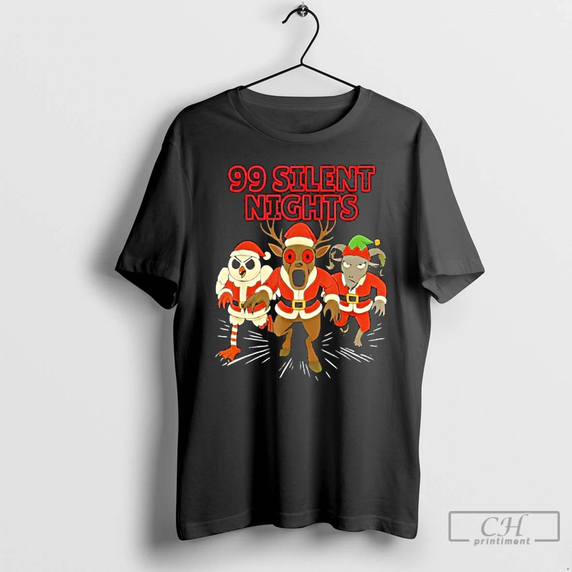 Classic 99 Silent Nights In The Forest Christmas Holiday For Gamers T-Shirts, Hoodie, Sweatshirt | AU01DripNestTees.com