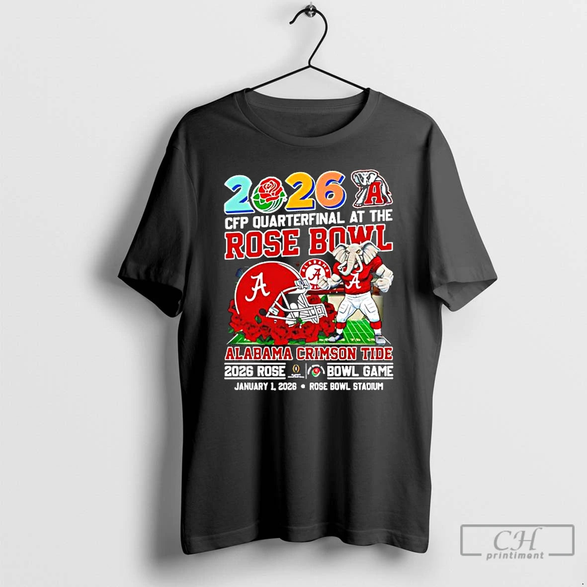 Classic Alabama Rose Bowl 2026 Cfp Quaterfinal T-Shirts, Hoodie, Sweatshirt | AU01DripNestTees.com