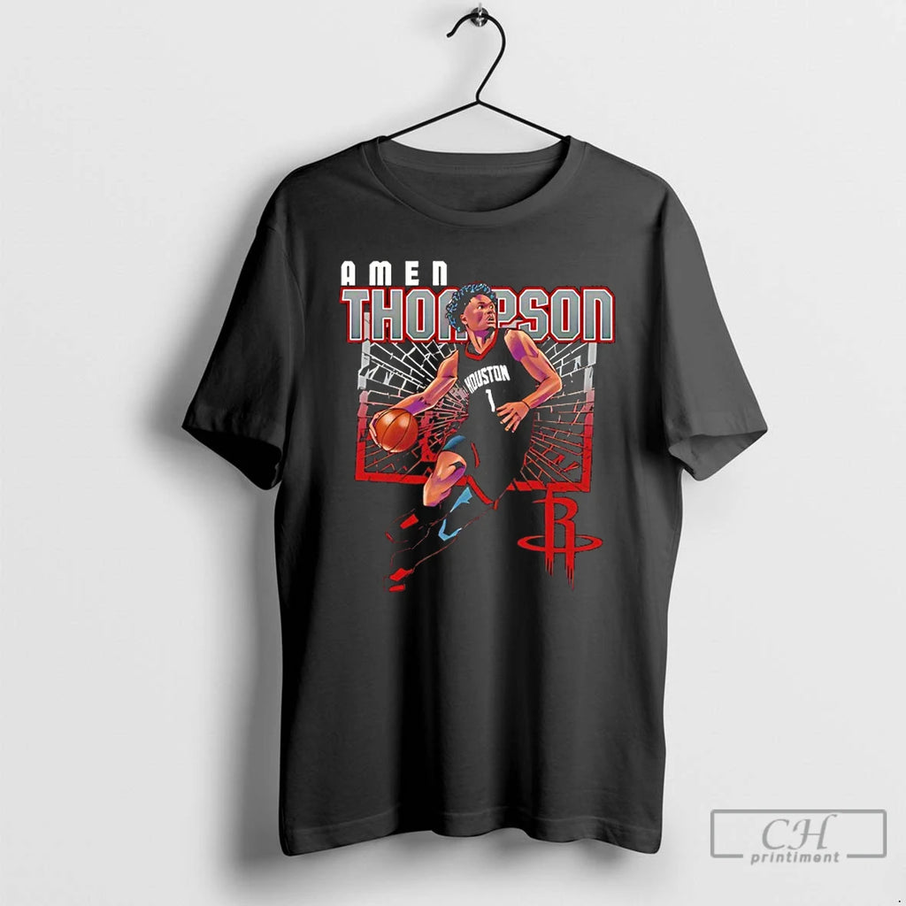 Classic Amen Thompson Houston Rockets Basketball Player Shattered T-Shirts, Hoodie, Sweatshirt | AU01DripNestTees.com