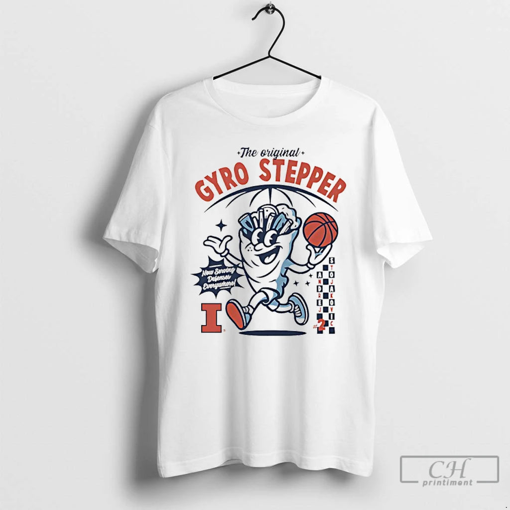 Classic Andrej Stojakovic Illinois Fighting Illini The Gyro Stepper T-Shirts, Hoodie, Sweatshirt | AU01DripNestTees.com
