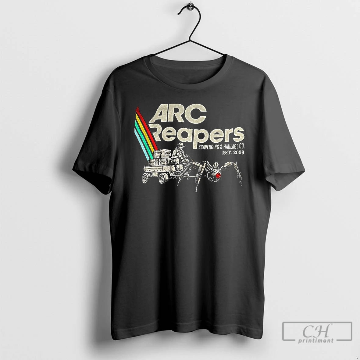 Classic Arc Raiders Vintage Scavenger Wagon Graphic T-Shirts, Hoodie, Sweatshirt | AU01DripNestTees.com
