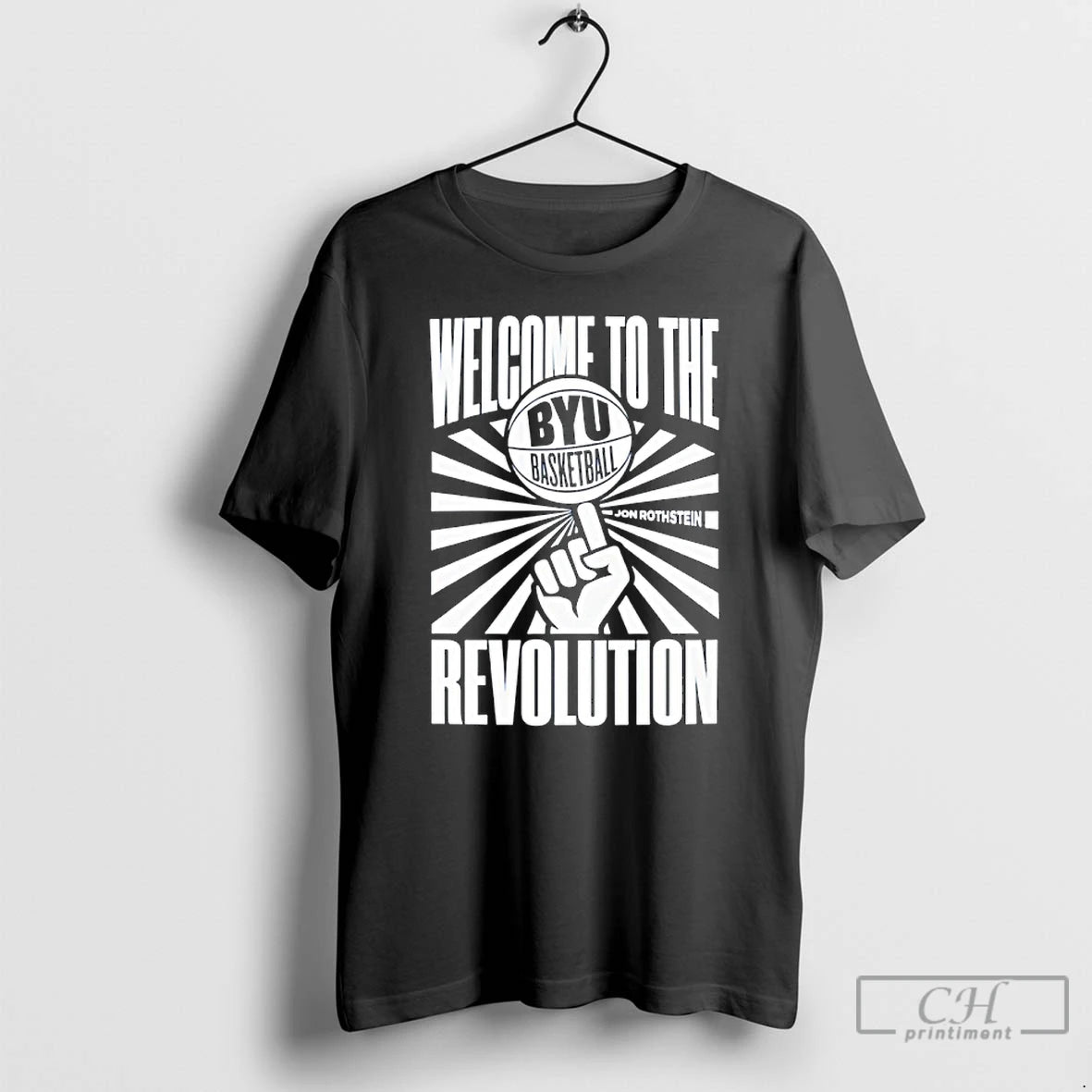 Classic Byu Basketball Welcome To The Revolution Jon Rothstein T-Shirts, Hoodie, Sweatshirt | AU01DripNestTees.com