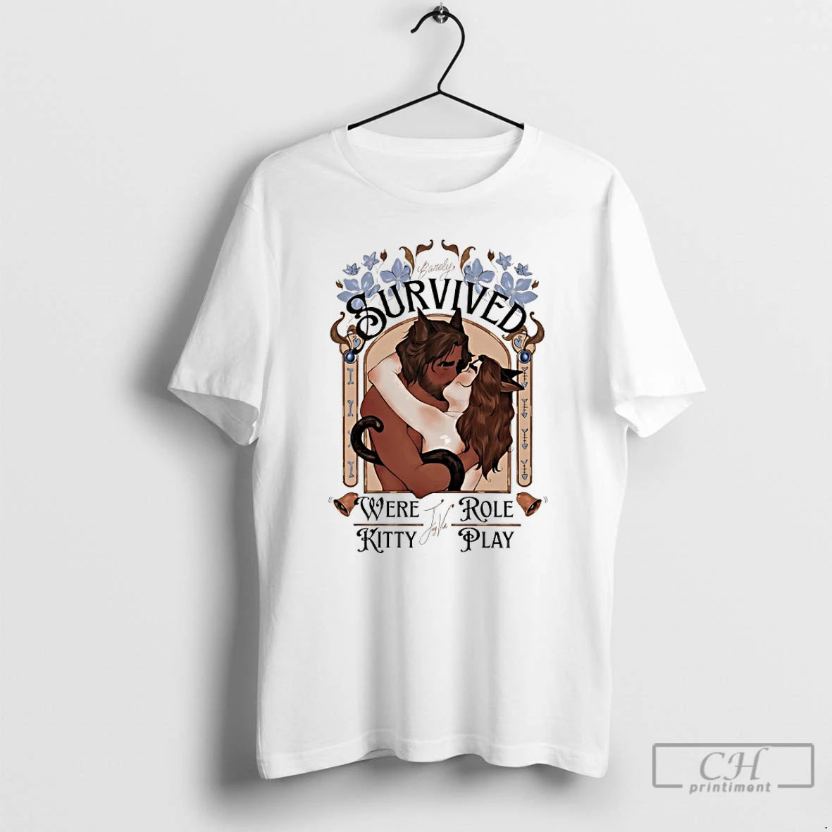 Classic Barely Survived Were Kitty Jayvik Role Play Graphic Art T-Shirts, Hoodie, Sweatshirt | AU01DripNestTees.com