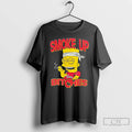 Classic Bart Simpson Bloodshot Smoke Up Bitches T-Shirts, Hoodie, Sweatshirt | AU01DripNestTees.com