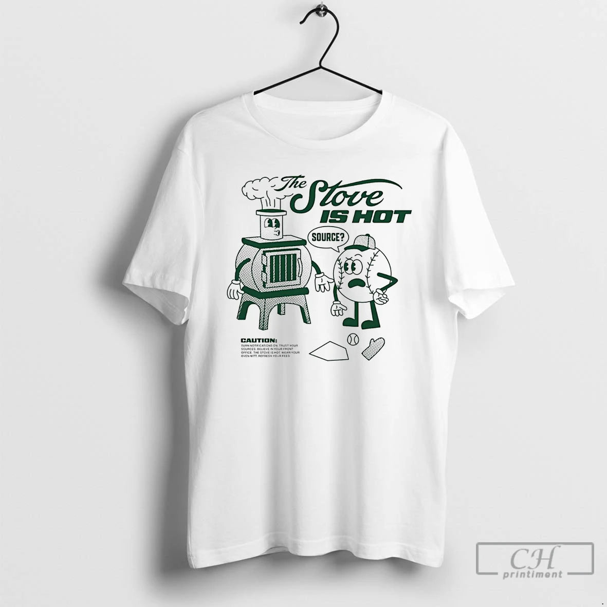 Classic Baseball The Stove Is Hot Wear Your Oven Mitt T-Shirts, Hoodie, Sweatshirt | AU01DripNestTees.com