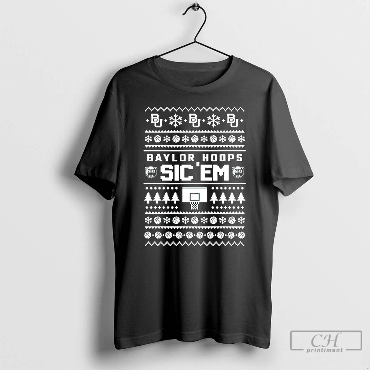 Classic Baylor Bears Hoops Sic Em Christmas T-Shirts, Hoodie, Sweatshirt | AU01DripNestTees.com