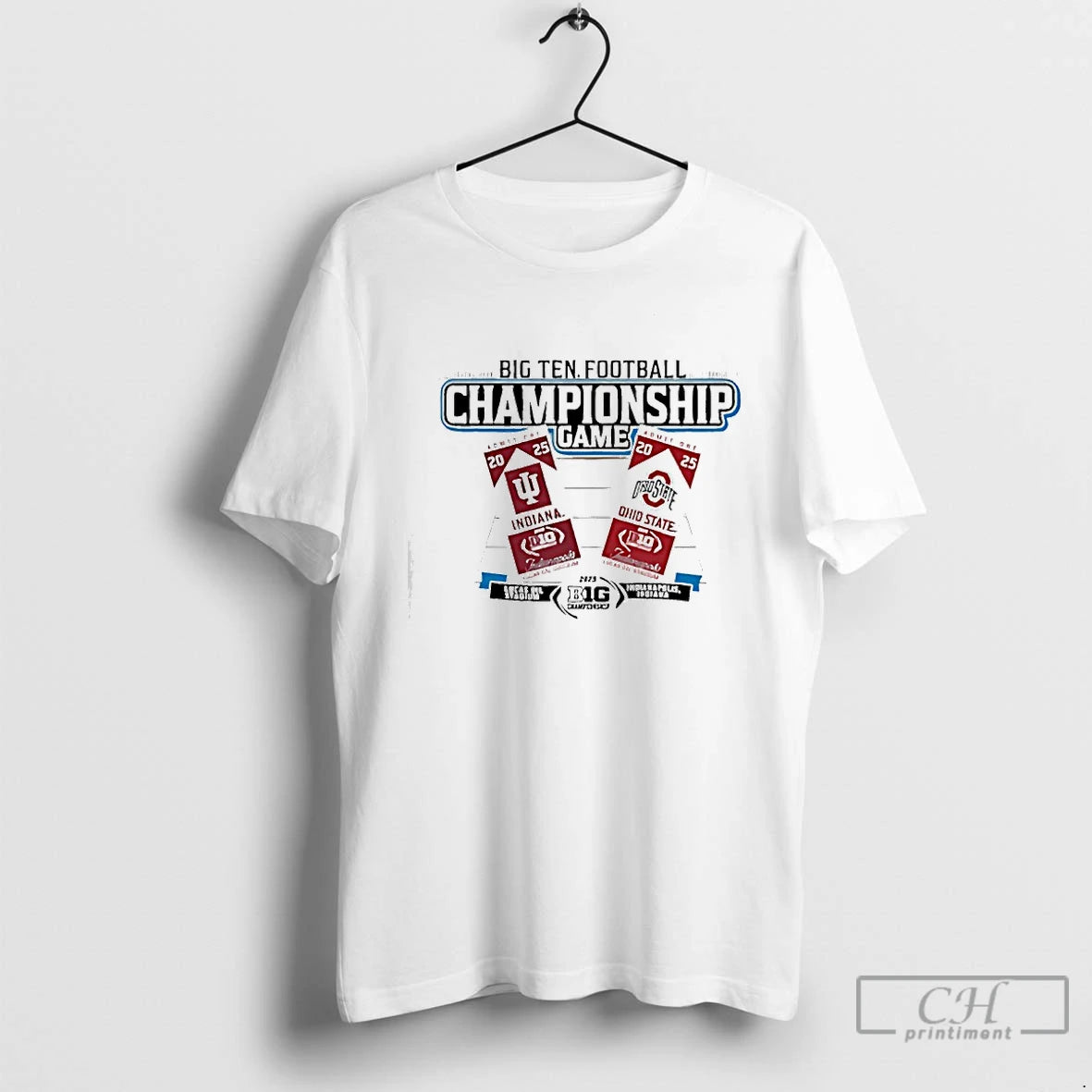 Classic Big Ten 2025 Football Championship Tickets Indiana Vs Ohio State T-Shirts, Hoodie, Sweatshirt | AU01DripNestTees.com