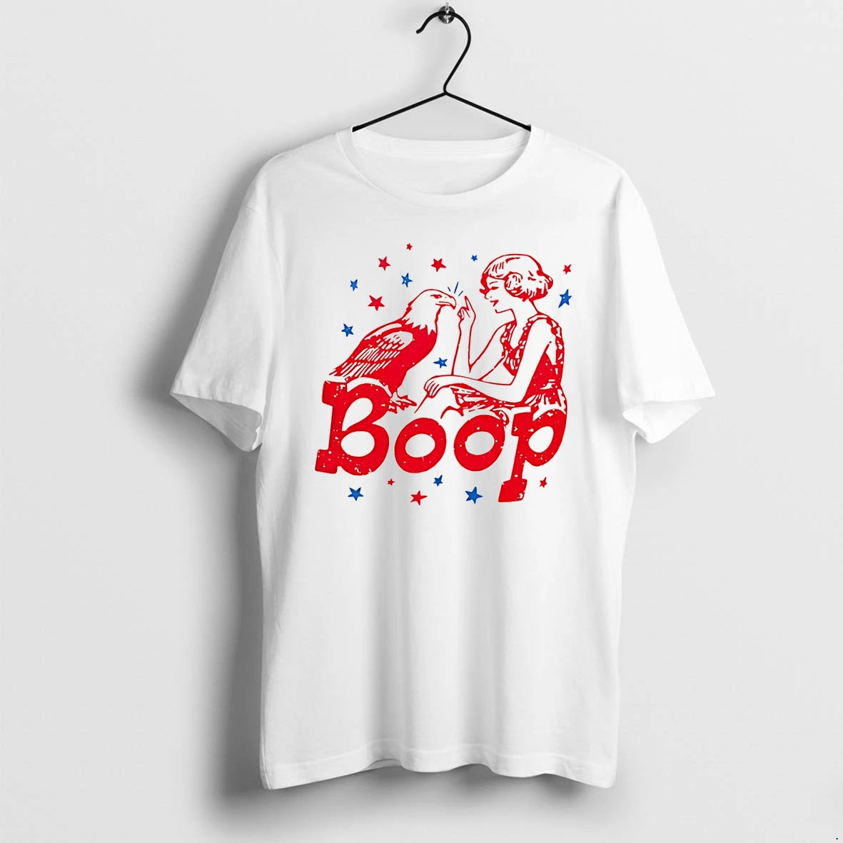 Classic Boop Eagle Funny Patriotic 4th Of July Independence Day 2026 Shirts Sweater