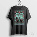Classic Brett Eldredge Wearing Welcome To The Family Christmas Ugly T-Shirts, Hoodie, Sweatshirt | AU01DripNestTees.com