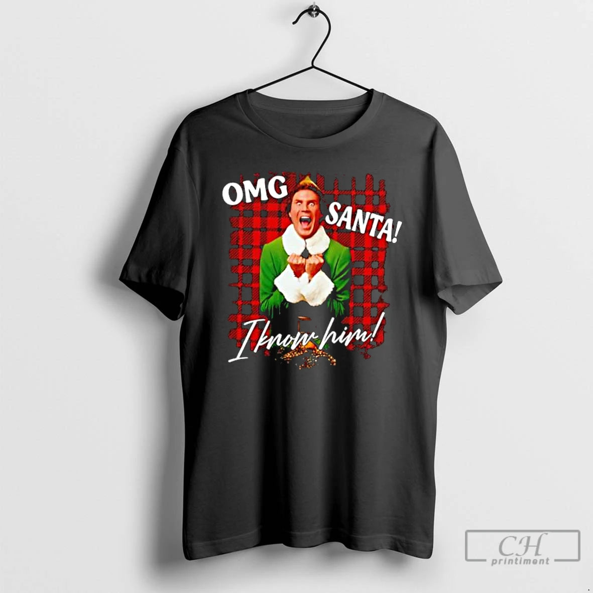Classic Buddy The Elf Omg Santa I Know Him Stylish T-Shirts, Hoodie, Sweatshirt | AU01DripNestTees.com