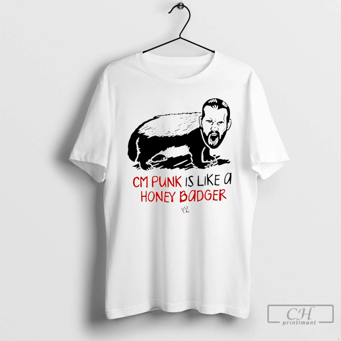 Classic Cm Punk Is Like A Honey Badger T-Shirts, Hoodie, Sweatshirt | AU01DripNestTees.com