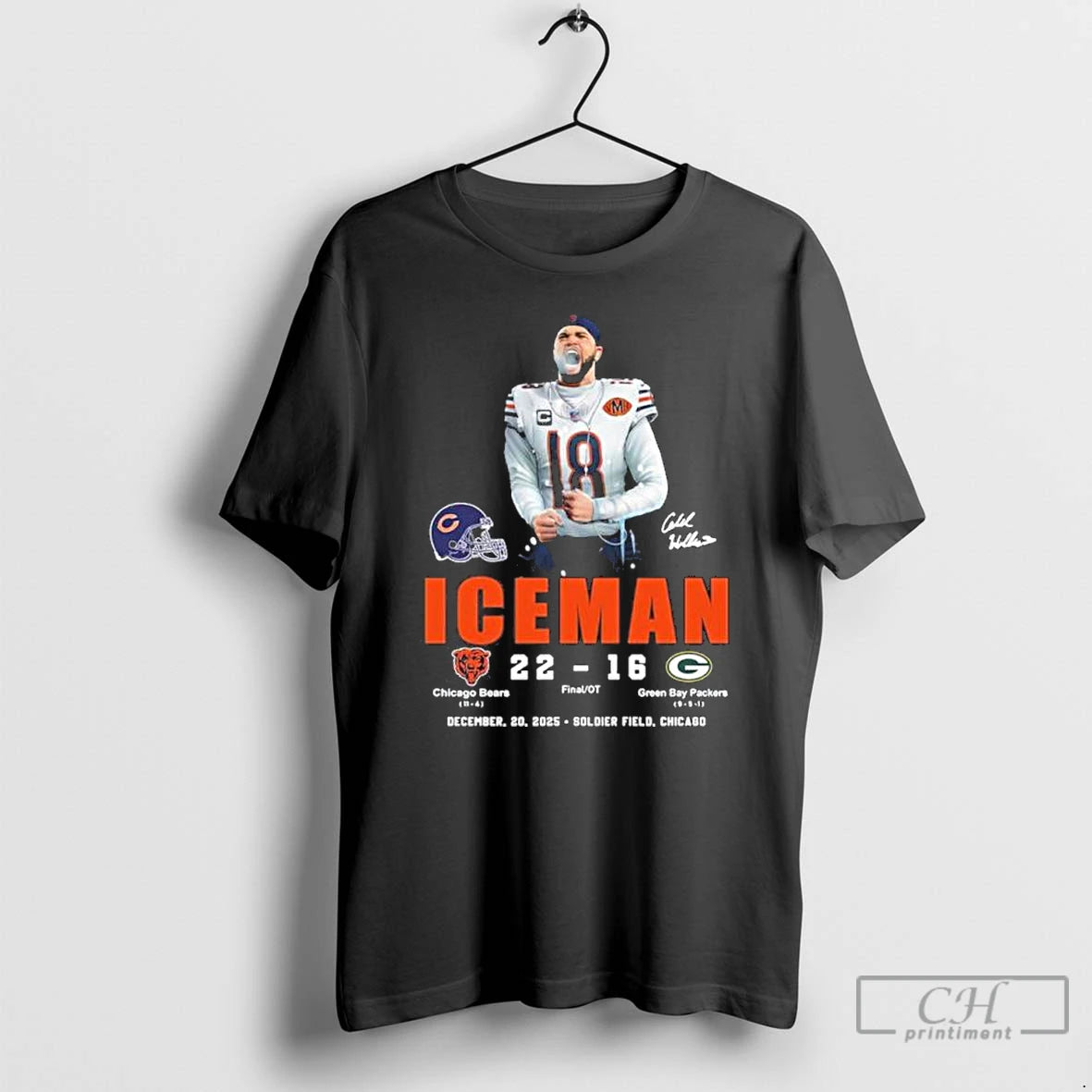 Classic Caleb Williams Iceman Bears 22 16 Packers T-Shirts, Hoodie, Sweatshirt | AU01DripNestTees.com