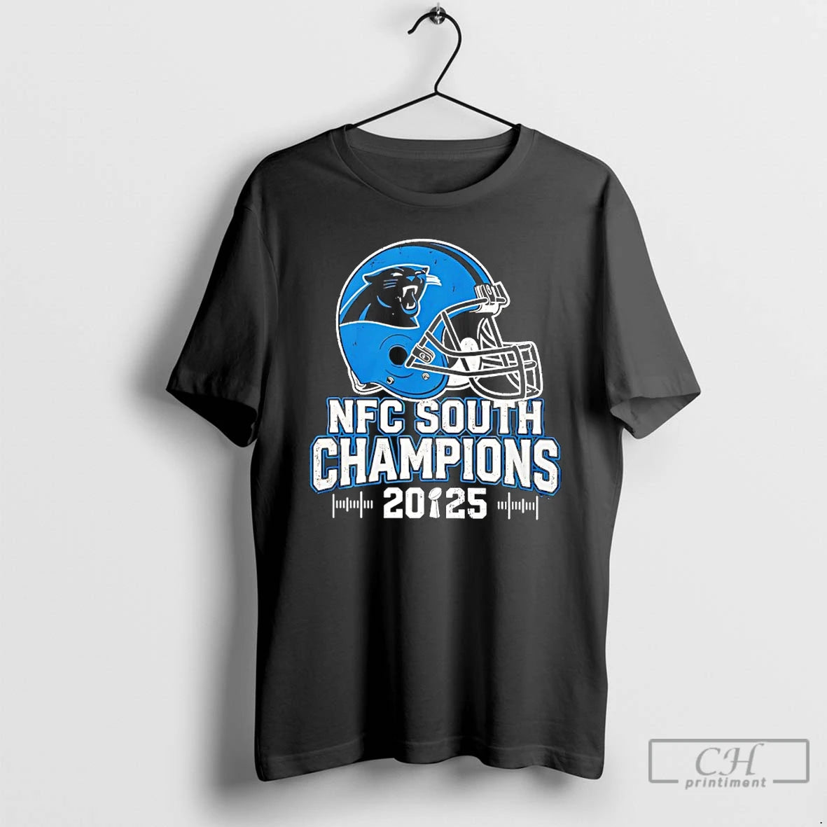 Classic Carolina Panthers Nfc South 2025 Champions Helmet T-Shirts, Hoodie, Sweatshirt | AU01DripNestTees.com