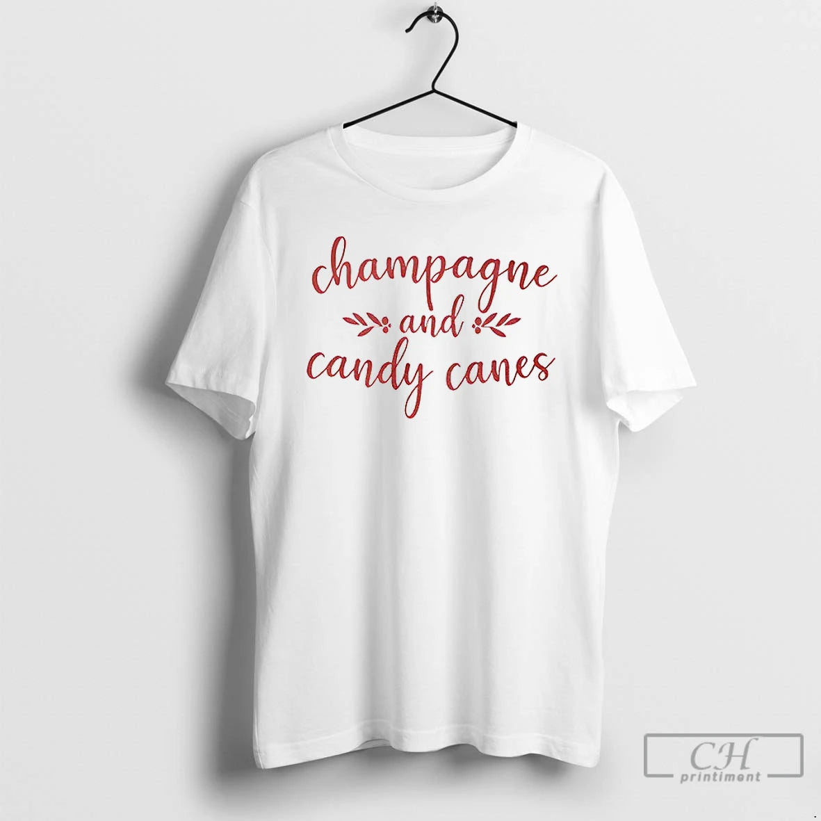 Classic Champagne And Candy Canes Christmas T-Shirts, Hoodie, Sweatshirt | AU01DripNestTees.com