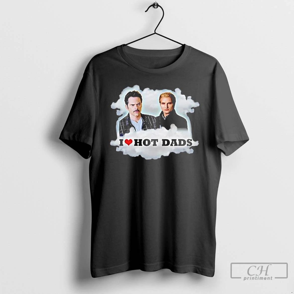 Classic Charlie Swan Carlisle Cullen I Love Hot Dads T-Shirts, Hoodie, Sweatshirt | AU01DripNestTees.com
