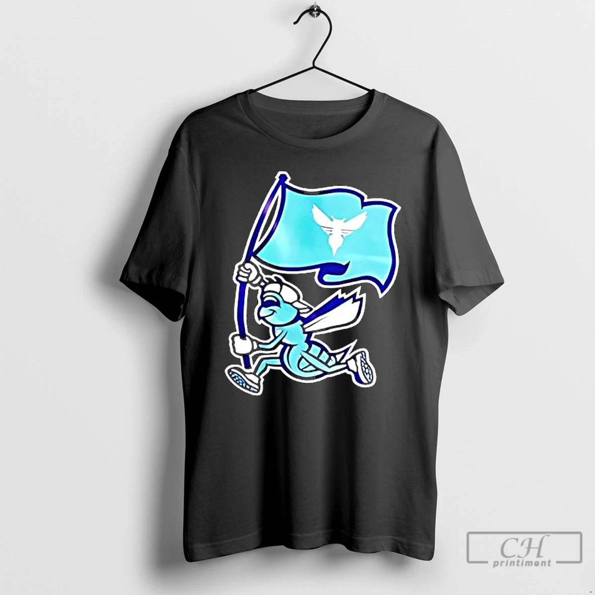 Classic Charlotte Hornets Mascot Logo T-Shirts, Hoodie, Sweatshirt | AU01DripNestTees.com