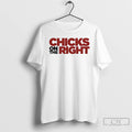 Classic Chicks On The Right Ringer T-Shirts, Hoodie, Sweatshirt | AU01DripNestTees.com