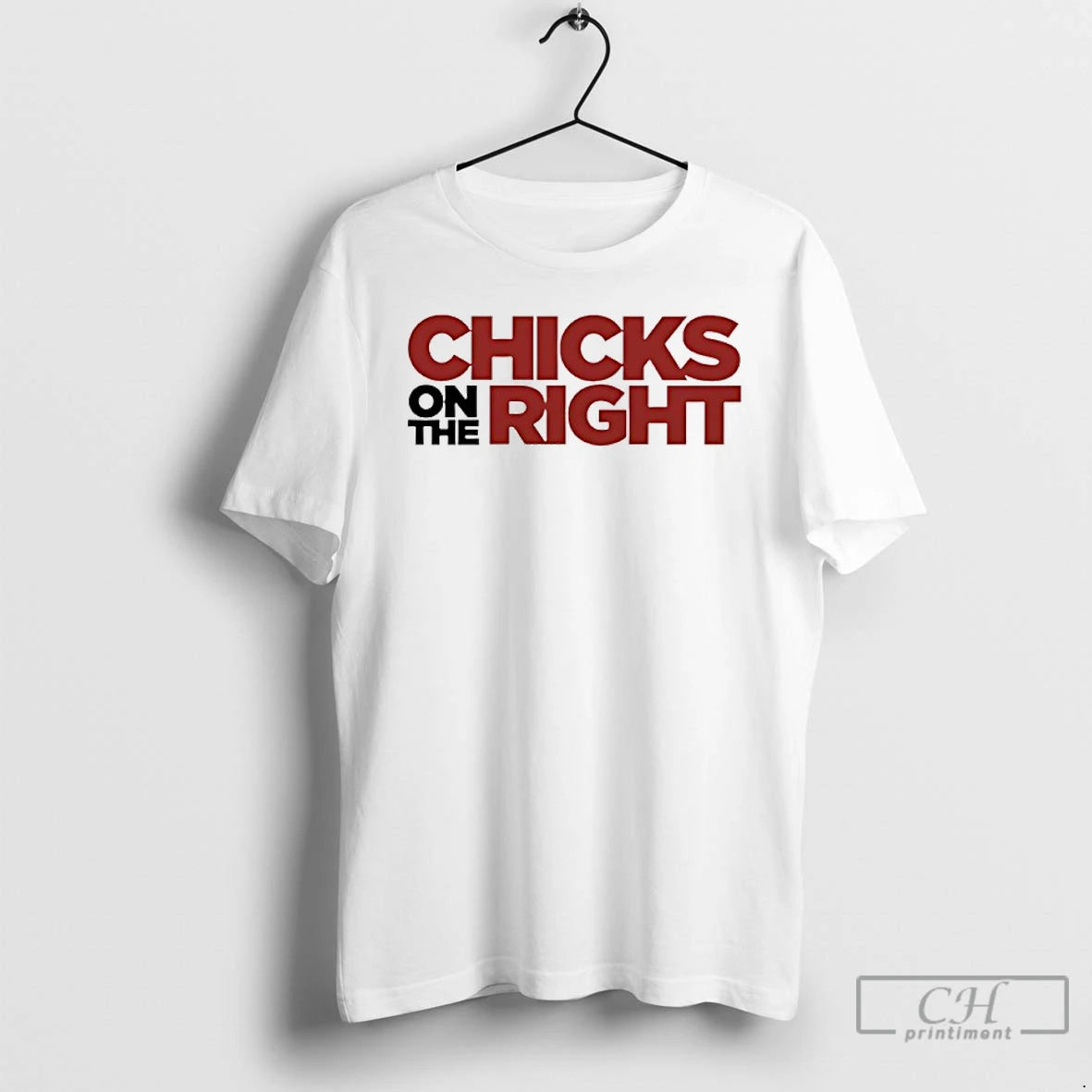 Classic Chicks On The Right Ringer T-Shirts, Hoodie, Sweatshirt | AU01DripNestTees.com