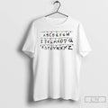 Classic Christmas Alphabet String Lights T-Shirts, Hoodie, Sweatshirt | AU01DripNestTees.com