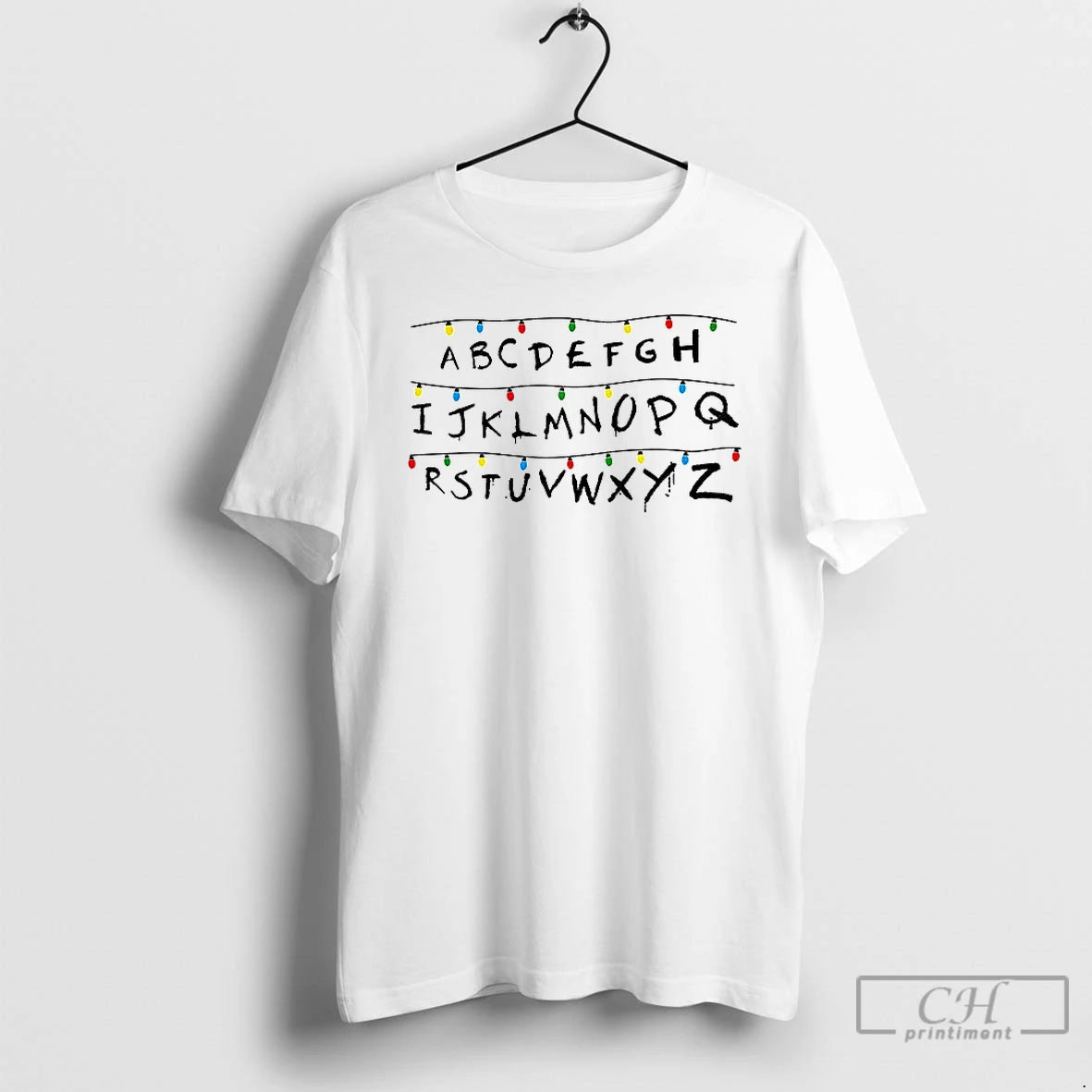 Classic Christmas Alphabet String Lights T-Shirts, Hoodie, Sweatshirt | AU01DripNestTees.com