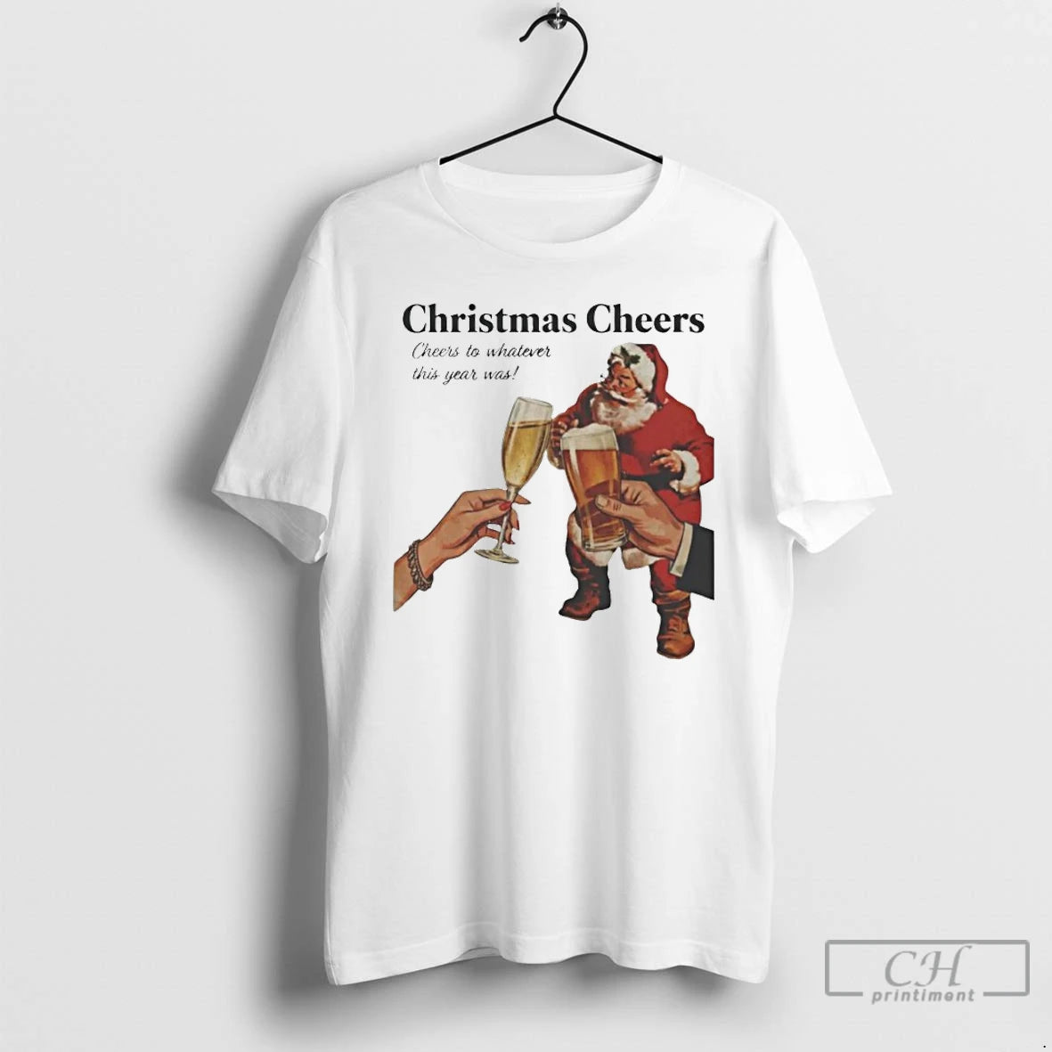 Classic Christmas Cheers To Whatever This Year Was T-Shirts, Hoodie, Sweatshirt | AU01DripNestTees.com