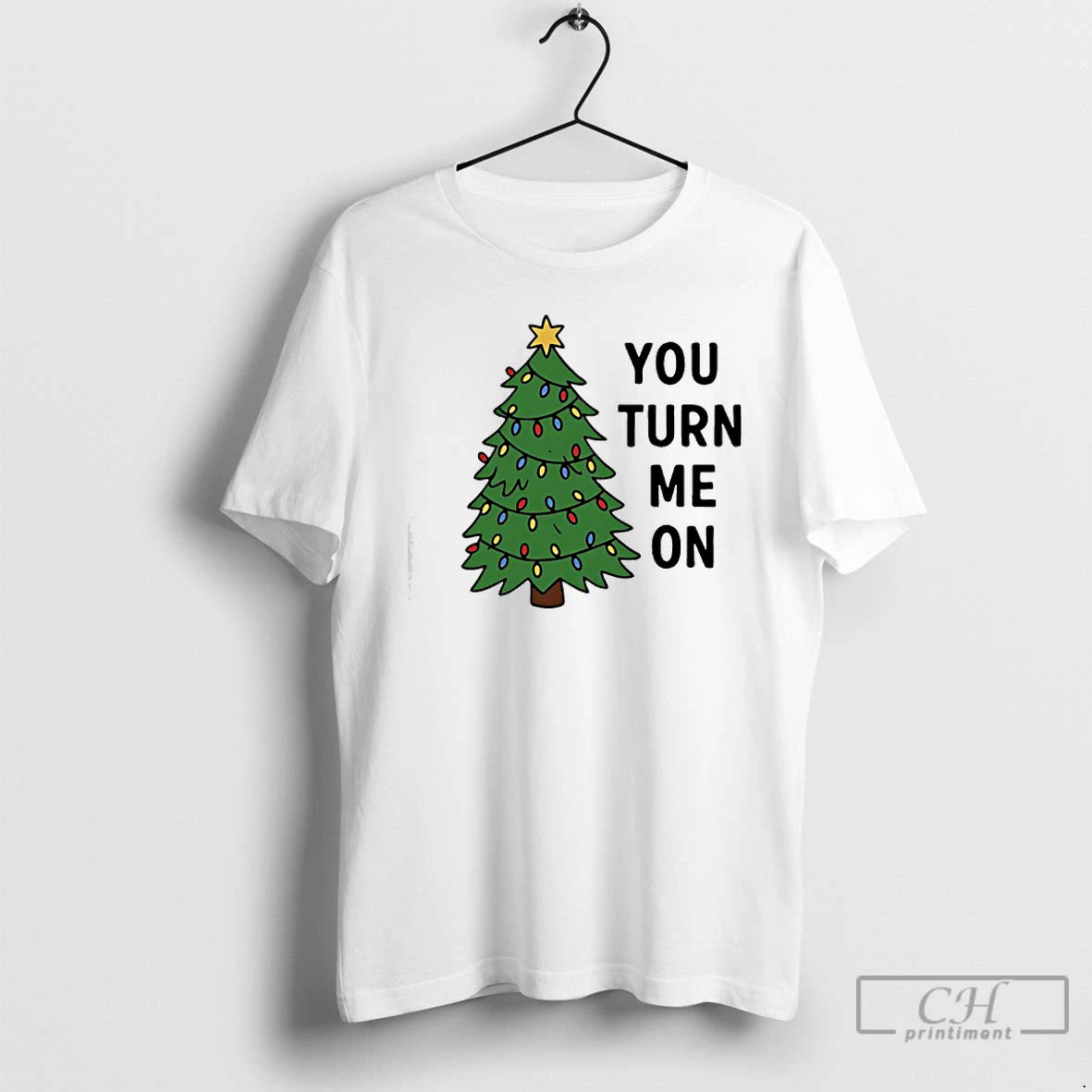 Classic Christmas Tree Lights You Turn Me On T-Shirts, Hoodie, Sweatshirt | AU01DripNestTees.com