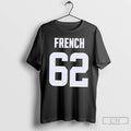 Classic Cleveland Browns Ol Wesley French Number 62 T-Shirts, Hoodie, Sweatshirt | AU01DripNestTees.com