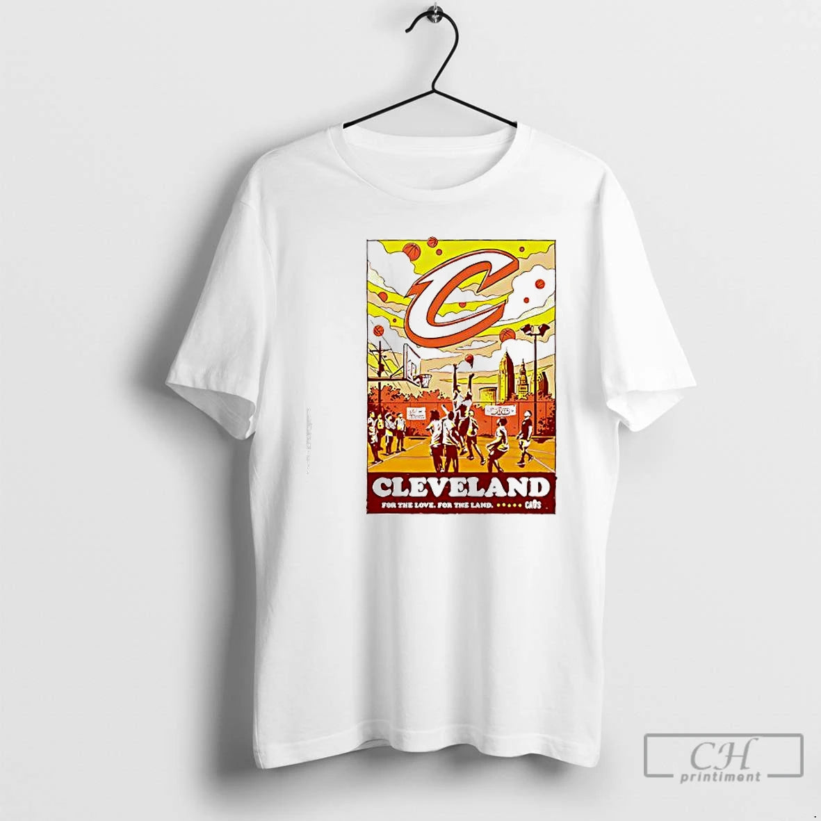 Classic Cleveland Cavaliers For The Love For The Land Graphic T-Shirts, Hoodie, Sweatshirt | AU01DripNestTees.com