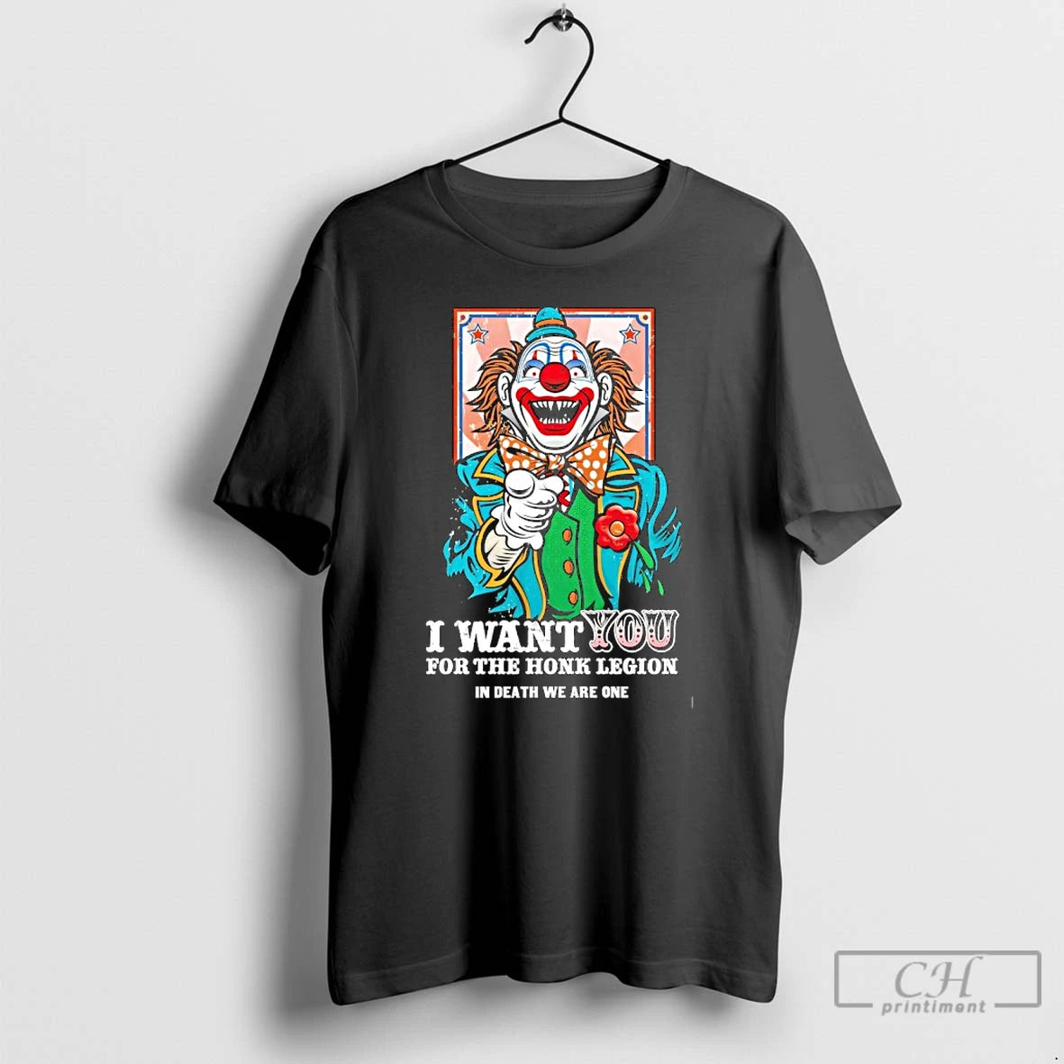 Classic Clown I Want You For The Honk Legion In Death We Are One T-Shirts, Hoodie, Sweatshirt | AU01DripNestTees.com