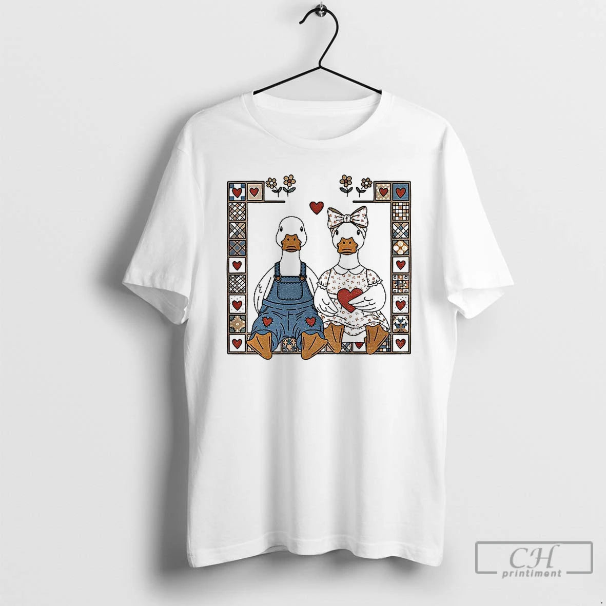 Classic Cottagecore Goose Cute Lover Vintage T-Shirts, Hoodie, Sweatshirt | AU01DripNestTees.com