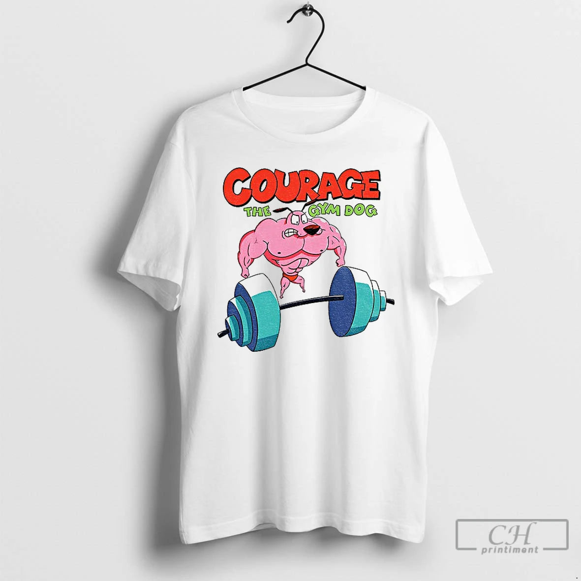 Classic Courage The Cowardly Dog Parody T-Shirts, Hoodie, Sweatshirt | AU01DripNestTees.com