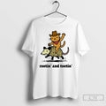 Classic Cowboy Cat Riding Possum Rootin And Tootin Funny T-Shirts, Hoodie, Sweatshirt | AU01DripNestTees.com