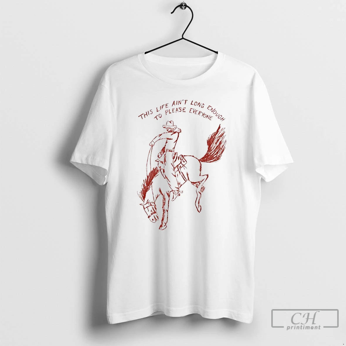 Classic Cowboy Horse This Life Aint Long Enough To Please Everyone T-Shirts, Hoodie, Sweatshirt | AU01DripNestTees.com