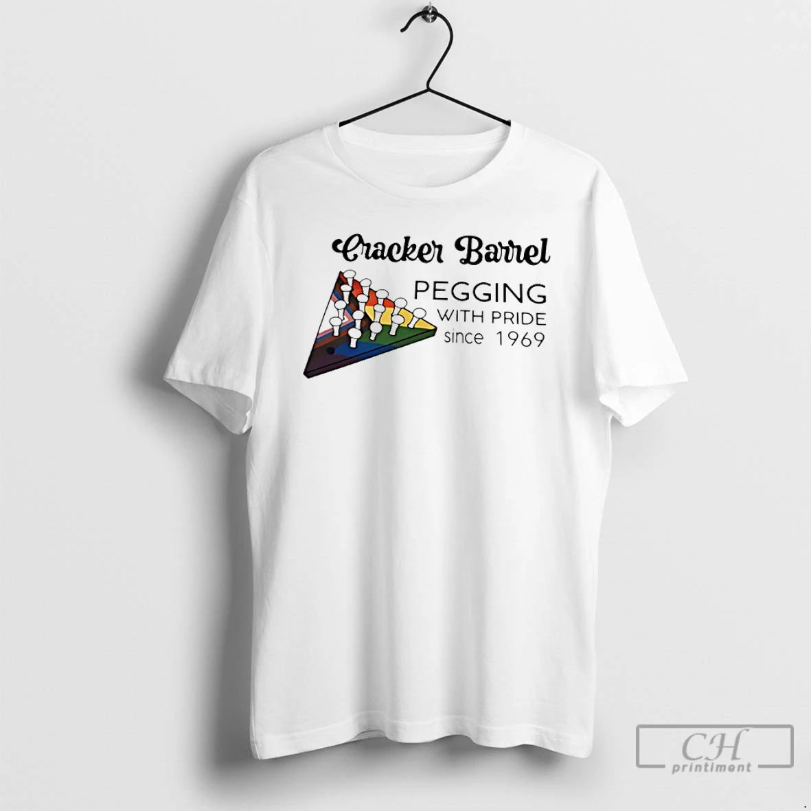 Classic Cracker Barrel Pegging With Pride Since 1969 Lgbtq T-Shirts, Hoodie, Sweatshirt | AU01DripNestTees.com