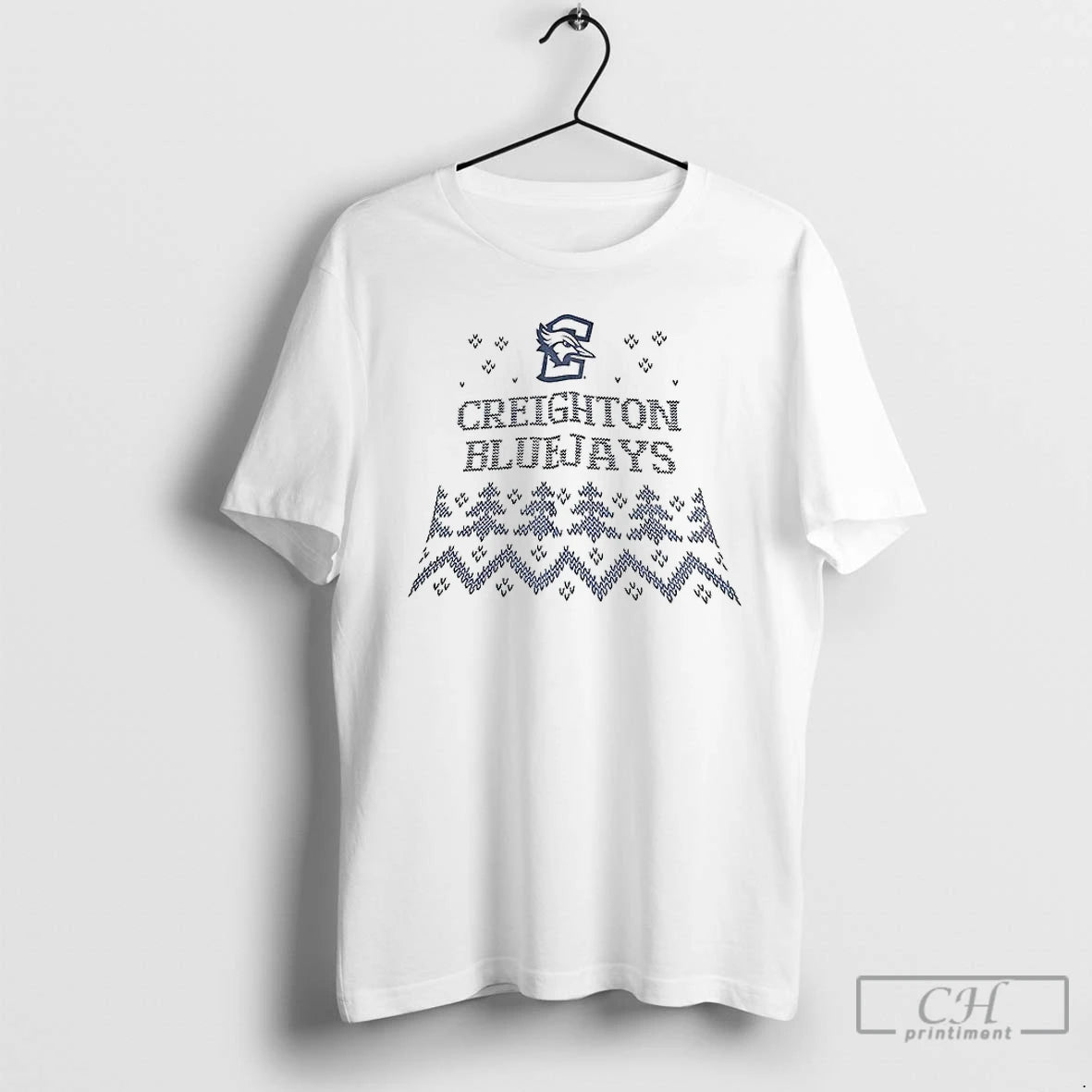Classic Creighton Bluejays Basketball Logo Merry Christmas T-Shirts, Hoodie, Sweatshirt | AU01DripNestTees.com