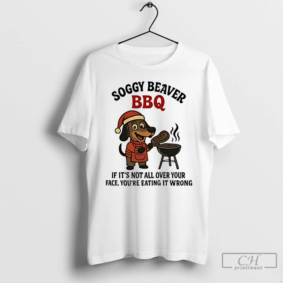 Classic Dachshund Christmas Soggy Beaver Bbq If Its Not All Over Your Face T Shirts Hoodie, Sweatshirt | AU01DripNestTees.com